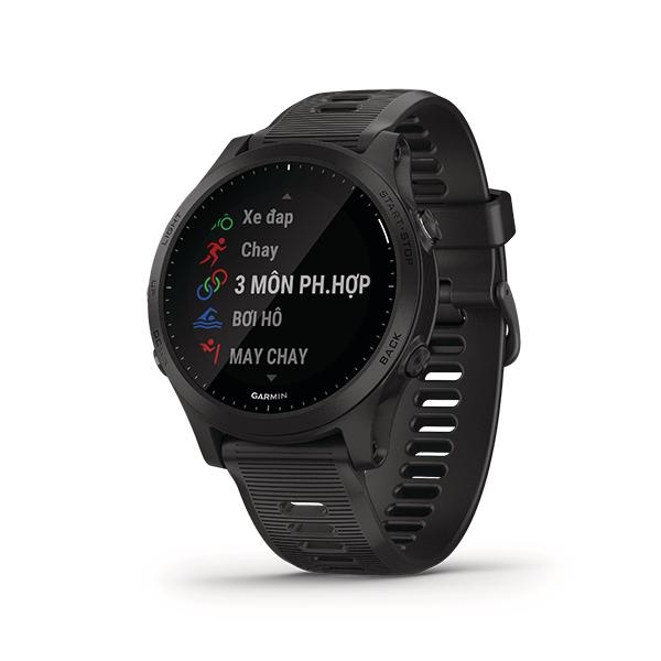 Đồng hồ thông minh Forerunner 945, GPS, Wi-Fi, SEA, Đen/Xanh