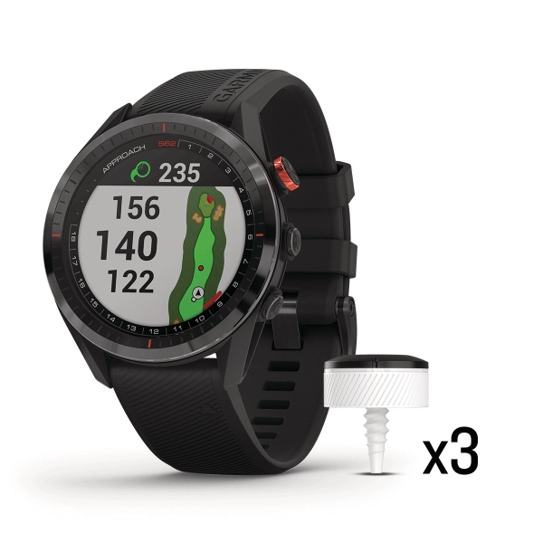 Đồng hồ thông minh Approach S62, Golf GPS, Đen/Trắng, SEA