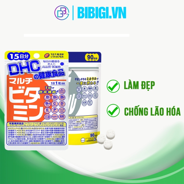 Combo tăng đề kháng - Viên uống Vitamin tổng hợp và khoáng tổng hợp DHC