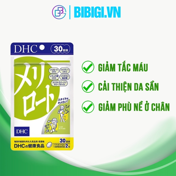 Viên uống DHC Melilot hỗ trợ thon chân