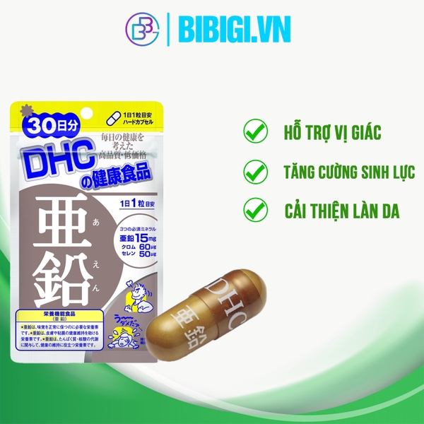 Viên uống bổ sung kẽm DHC Zinc