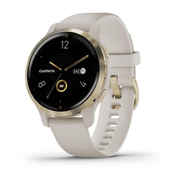 Đồng hồ thông minh Venu 2S, GPS, Wi-Fi, Xám/Vàng/Trắng/Đen, KOR/SEA