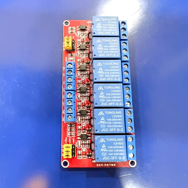 Module relay 6 kênh kích High-Low 12v có Opto cách ly | LINH KIỆN ĐIỆN ...