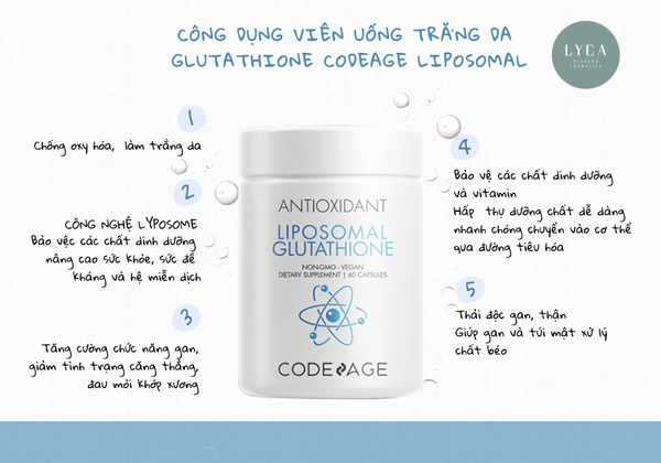 [CODE AGE] Bộ đôi Codeage dưỡng sáng da, chống oxy hóa Liposomal ...