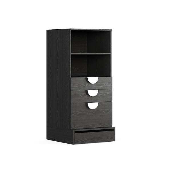 ZANOTTA, Tủ lưu trữ 2 tầng 4 ngăn kéo có tay nắm DRA_068, 60x63x136cm