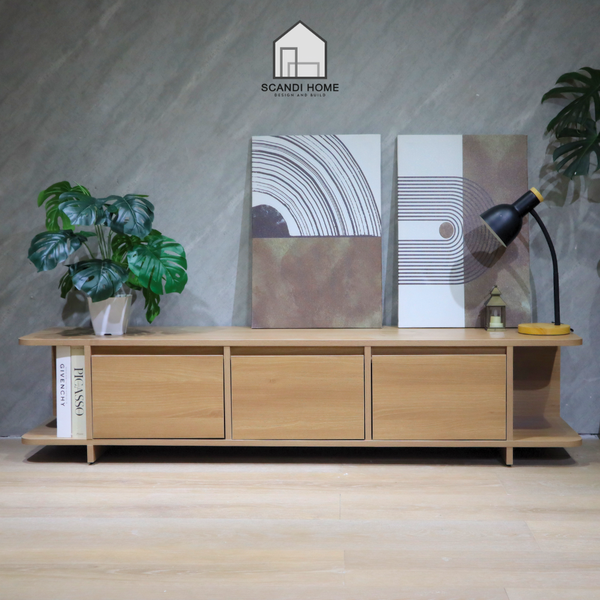 EQUILI, Kệ tivi TVD_090, 160x40x36cm, Tủ tivi phòng khách Scandi Home