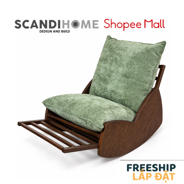 MOLN, Ghế bập bênh, ghế thư giãn SOF_001 Scandi Home, 116x67x76cm, Ghế lười