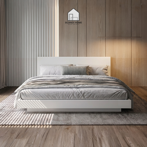 MOLTENI,Giường bay BED_202, 180X220x74,5cm , Giường ngủ Scandi Home
