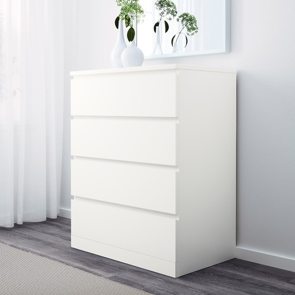 MOLTENI, Tủ lưu trữ đồ 4 ngăn kéo DRA_008, 80x48x100cm