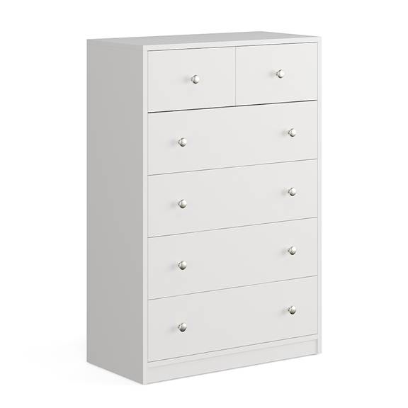 GUILF, Tủ lưu trữ đồ dùng 5 tầng 6 ngăn kéo DRA_114, 72x35x108cm