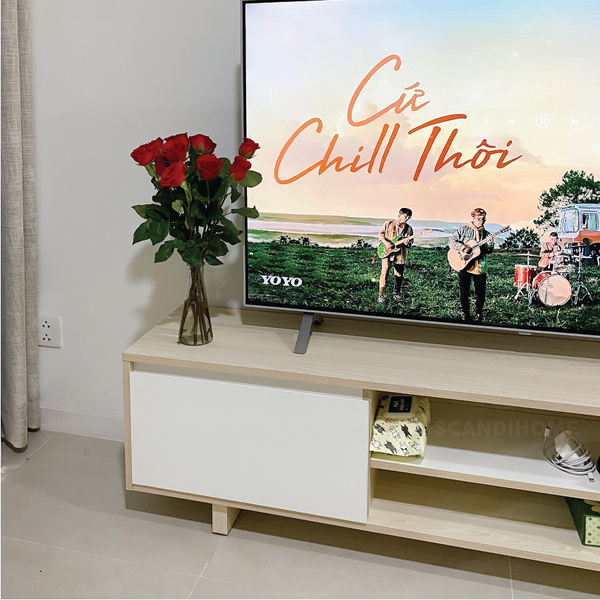 RAYA, Kệ, Tủ ti vi TVD_089 , 1600x350x400cm (Ngang x Sâu x Cao), Scandi Home
