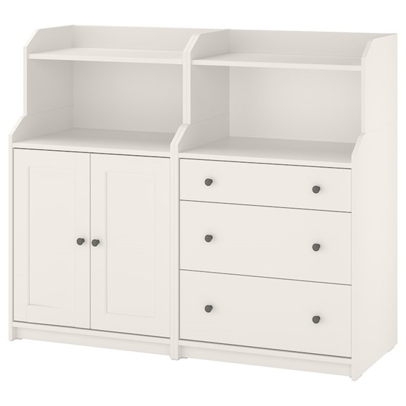 BAHIA, COMBO Kệ tủ trưng bày đồ dùng tích hợp STO_042, 140x46x116cm