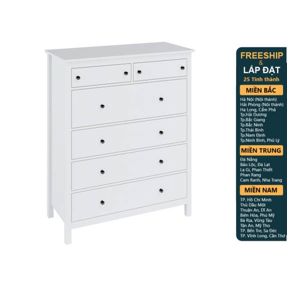 LUMET, Tủ lưu trữ tân cổ điển 5 tầng 6 ngăn DRA_243, 108x48x130cm