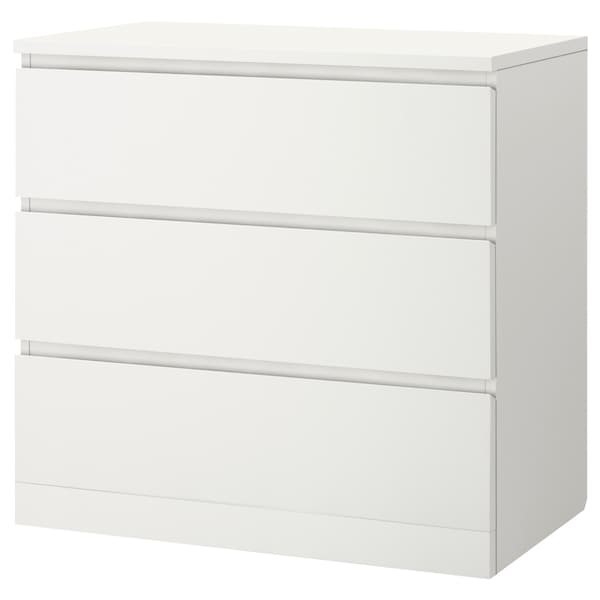 MOLTENI, Tủ lưu trữ đồ 3 ngăn kéo DRA_015, 80x48x78cm