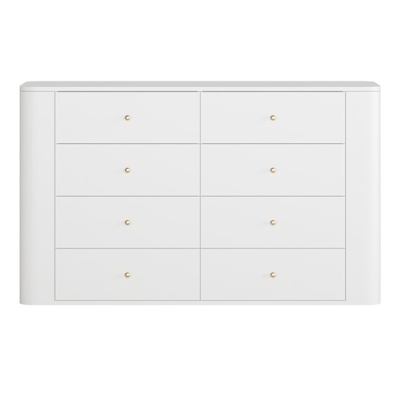 SELINA, Tủ lưu trữ đồ dùng 8 ngăn kéo DRA_275, 140x46x84cm