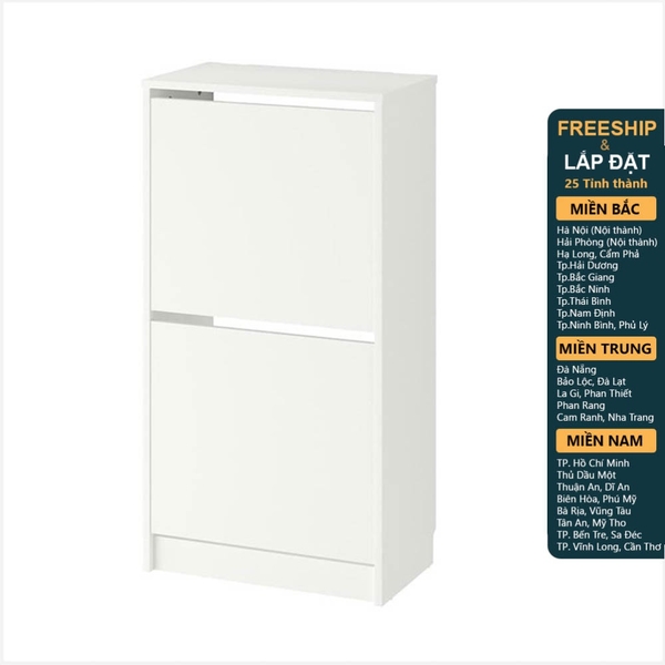 [ HCM ] LINDA, Kệ giày đơn giản 2 tầng SHO_006, 48x28x93cm
