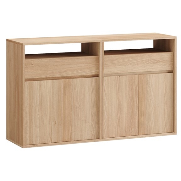 DECI, Tủ đựng đồ, tủ lưu trữ DRA_298, 140x40x84cm, sản xuất bởi Scandi Home