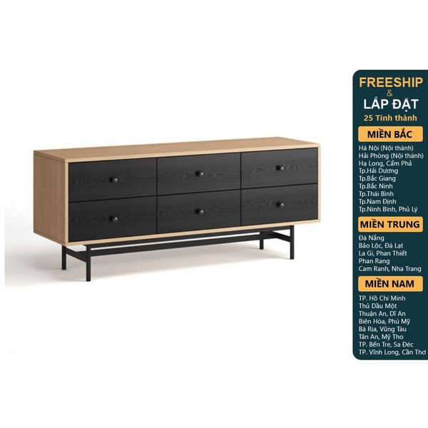 CHOBI, Kệ TV, TVD_032, 140x40x58cm, sản xuất bởi Scandi Home