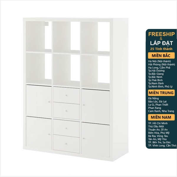 FELIX, Kệ trưng bày vật dụng 3x4 SHE_045, 109x38x144cm