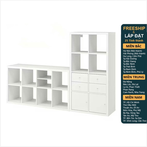 FELIX, Kệ trưng bày vật dụng đa năng SHE_049, 215x38x144cm