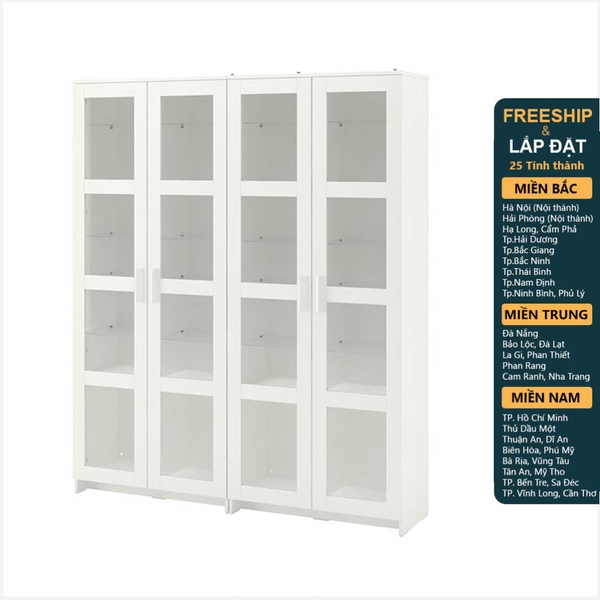 KALUA, Kệ trưng bày 7 tầng cửa kính SHE_066, 160x35x190cm