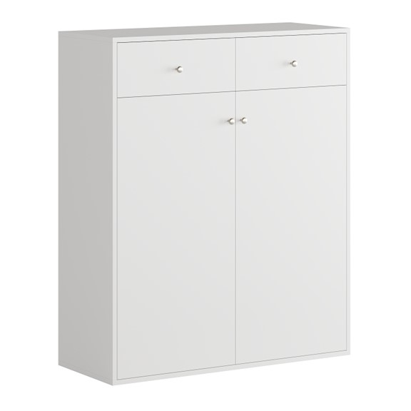 EDLE, Kệ giày đa năng 3 tầng 2 hộc kéo SHO_008, 100x40x120cm