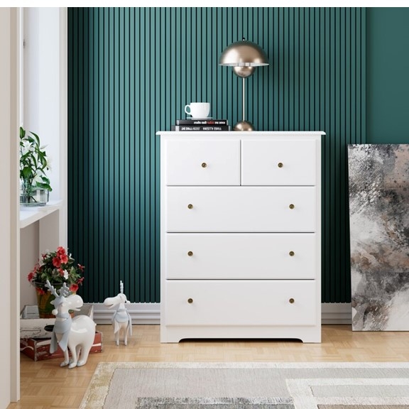 AVILLA, Tủ lưu trữ dùng 4 tầng 5 ngăn kéo DRA_183, 74x40x94cm