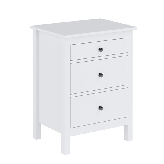 LUMET, Táp đầu giường tân cổ điển 3 ngăn kéo DRA_245, 58x40x75cm