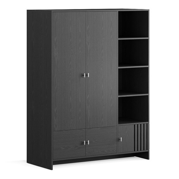 RAMUS, Tủ quần áo phong cách hiện đại STO_117, 135x59x180cm