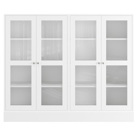 BODO, COMBO Bộ đôi kệ trưng bày đồ dùng cửa kính SHE_074, 162x35x134cm