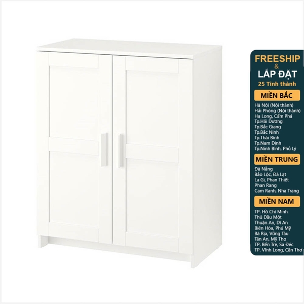 KALUA, Tủ lưu trữ đồ 3 tầng có cửa STO_055, 78x41x95cm