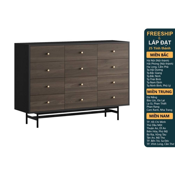 ROBECCA, Kệ đựng đồ, lưu trữ DRA_377, 140x40x98cm, sản xuất bởi Scandi Home