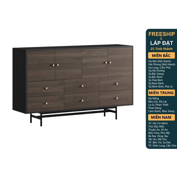 ROBECCA, Kệ đựng đồ, lưu trữ STO_139, 160x40x98cm, sản xuất bởi Scandi Home