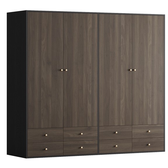 ROBECCA, Tủ quần áo  WAR_085, 200x59x180cm, sản xuất bởi Scandi Home