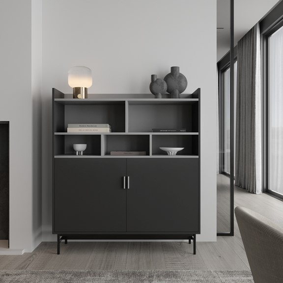 JAM, Tủ trang trí, lưu trữ STO_143, 120x40x138cm, sản xuất bởi Scandi Home