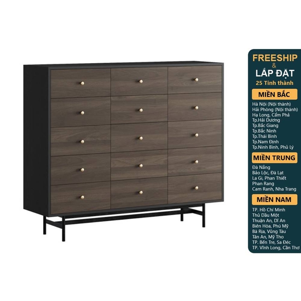 ROBECCA, Kệ đựng đồ, lưu trữ DRA_378, 140x40x118cm, sản xuất bởi Scandi Home