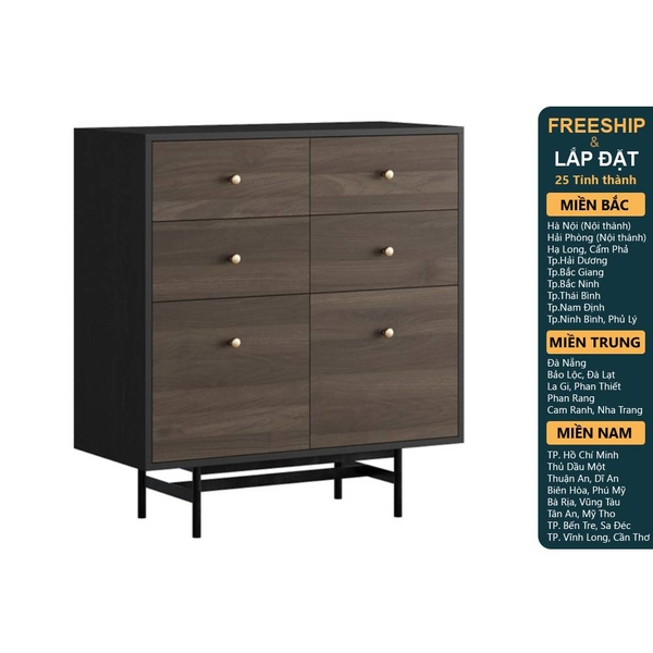 ROBECCA, Kệ đựng đồ, lưu trữ DRA_375, 90x40x98cm, sản xuất bởi Scandi Home