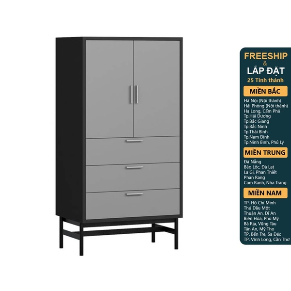 JAM, Tủ lưu trữ, đựng đồ DRA_381, 60x40x118cm, sản xuất bởi Scandi Home