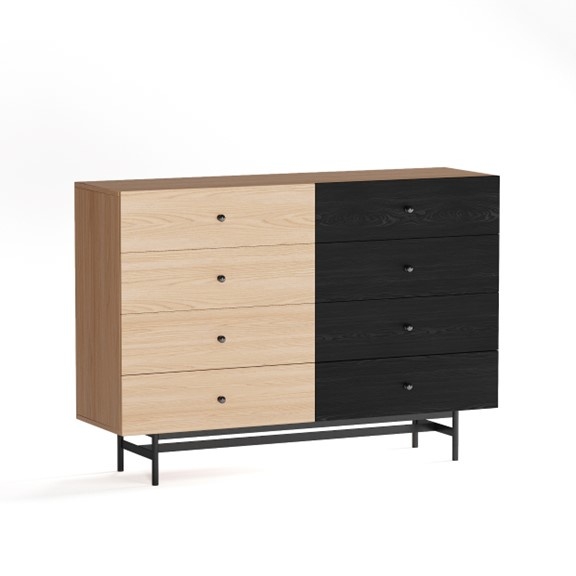 CHORO, Tủ lưu trữ, Tủ đựng đồ DRA_358, 140x40x98cm, sản xuất bởi Scandi Home