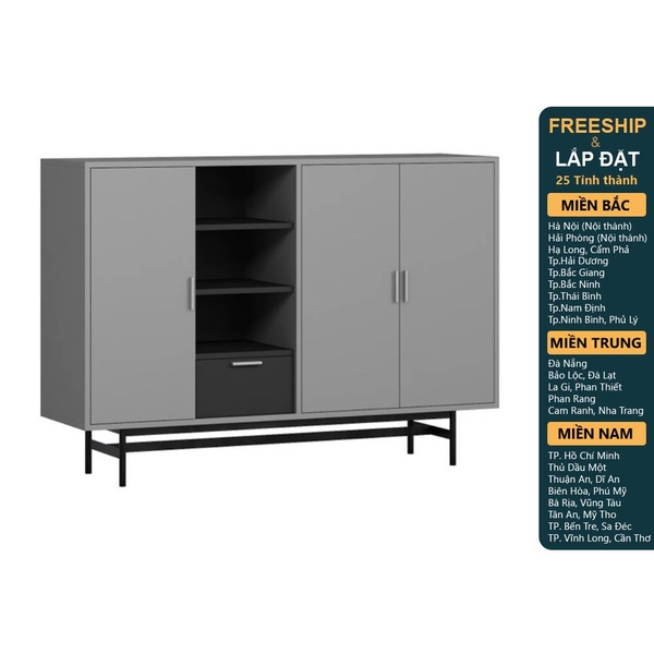 JAM, Tủ trang trí, lưu trữ STO_141, 140x40x98cm, sản xuất bởi Scandi Home