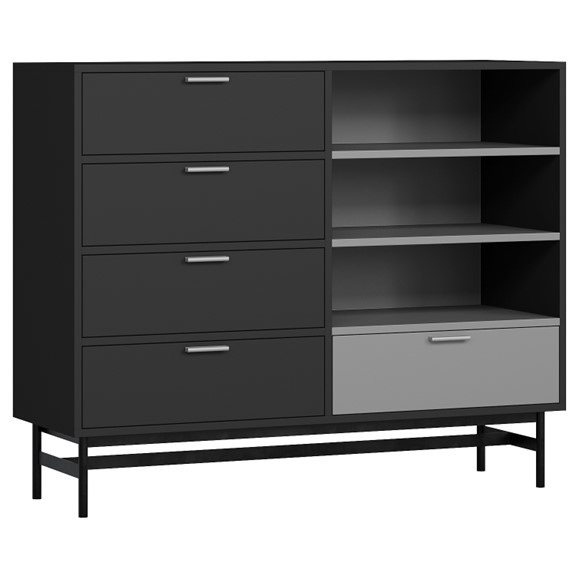 JAM, Tủ lưu trữ, đựng đồ DRA_379, 120x40x98cm, sản xuất bởi Scandi Home