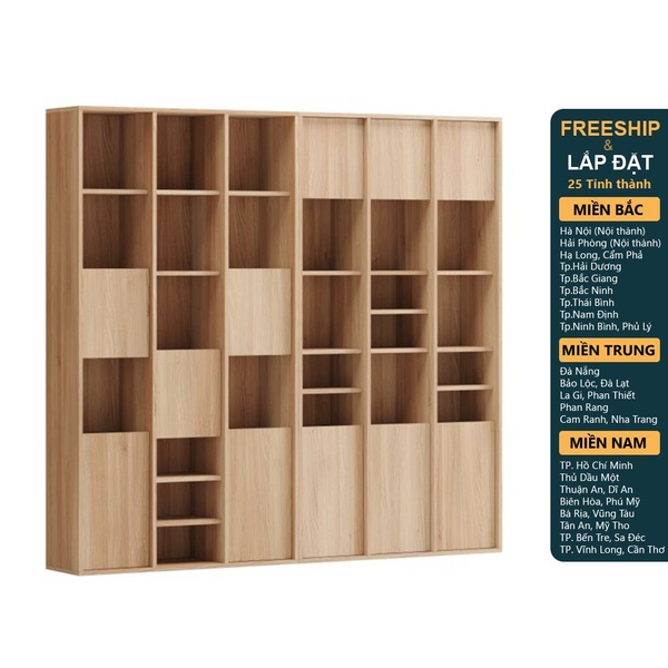 DECI, Kệ sách, Kệ trưng bày  SHE_141, 194x30x180cm, sản xuất bởi Scandi Home