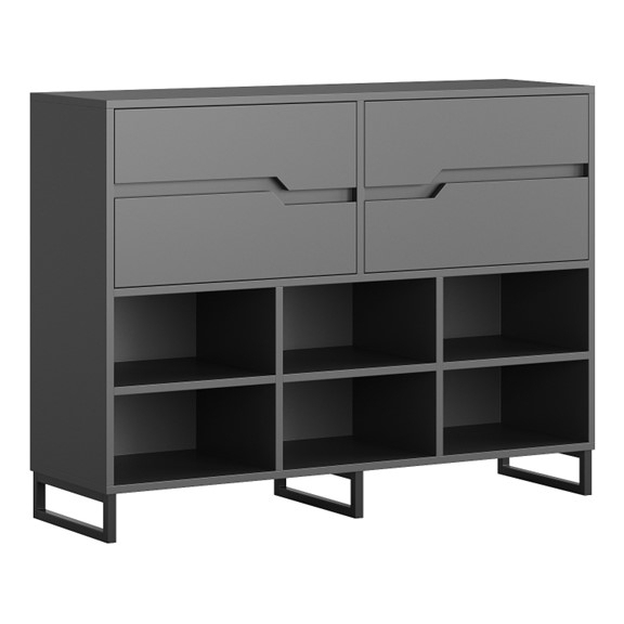 DORY, Kệ giày , lưu trữ DRA_292, 120x36x90cm, sản xuất bởi Scandi Home