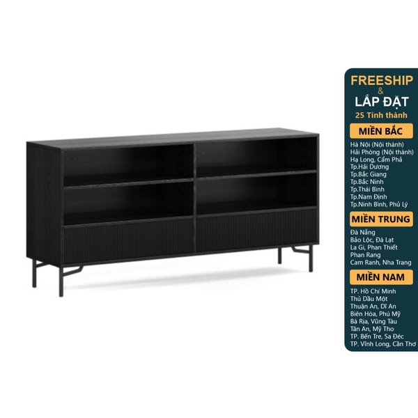 VERTICA, Tủ trang trí STO_155, 156x40x75cm, sản xuất bởi Scandi Home