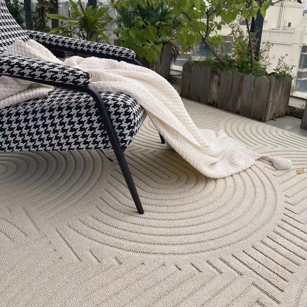 SWIFT, Thảm Phòng khách, phòng ngủ sang trọng, họa tiết chải cát, RUG_004