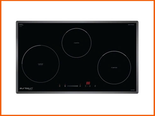 Bếp Từ EUROSUN EU-T881G – 3 Vùng Nấu Thông Minh, Hàng Chính Hãng