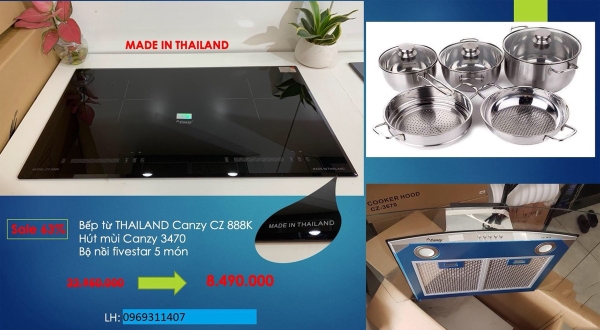 Bộ Combo Bếp Hút Thái Lan 12