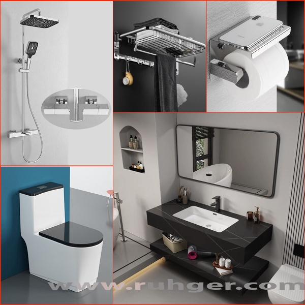 Combo Thiết Bị Vệ Sinh Phòng Tắm Giá Rẻ CB97 – Trọn Bộ Đầy Đủ, Tiết Kiệm Nhất chính hãng tại ruhger