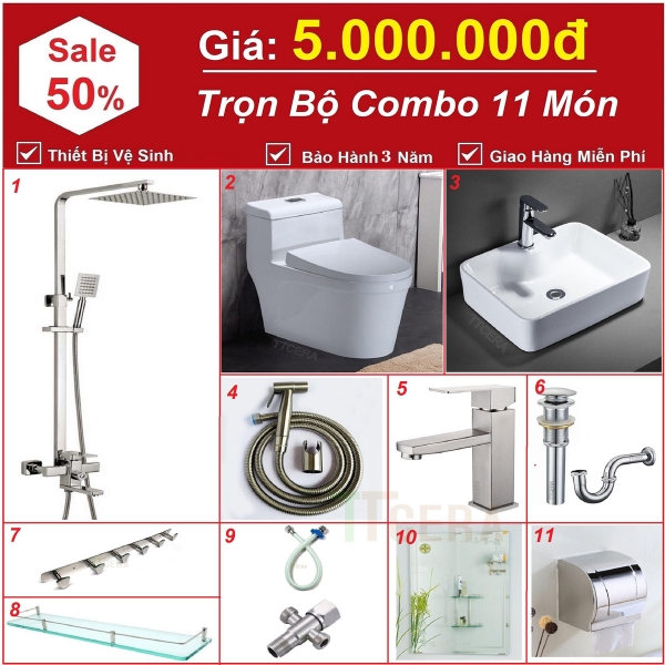 COMBO Phòng Tắm CB50