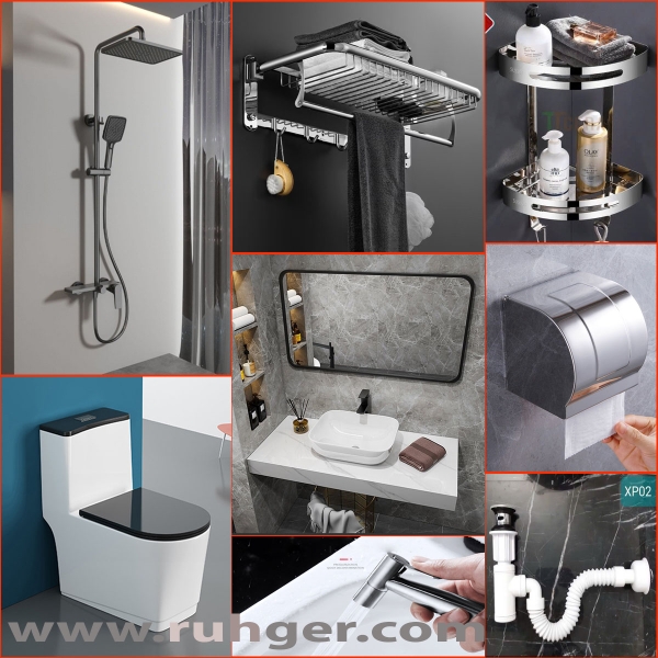 Trọn Bộ Combo Thiết Bị Vệ Sinh Phòng Tắm CB18G – Sang Trọng, Hiện Đại